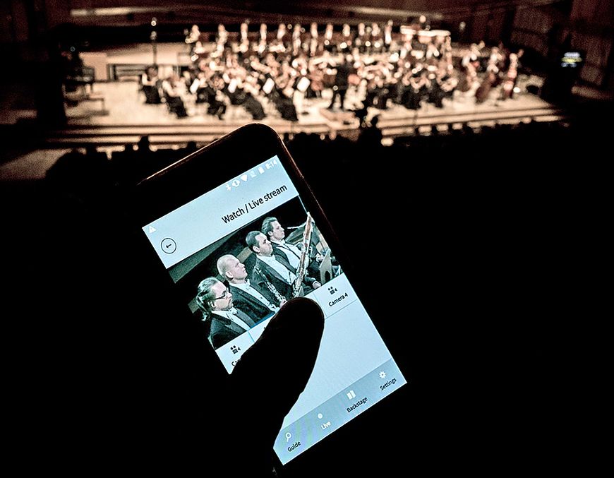 OrchesterApp Aus der letzten Reihe hautnah dabei